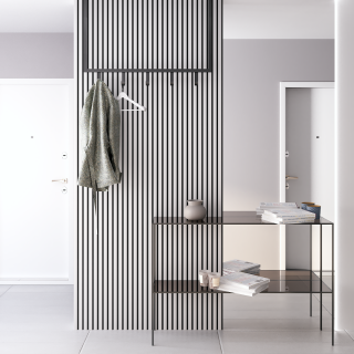 Панель Стеновая Акустическая Stella Comfort 9 Standart Белый 2780х600х9 (уп.1шт.)