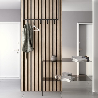 Панель Стеновая Акустическая Stella Comfort 9 Standart Дуб Снежный 2780х600х9 (уп.1шт.)