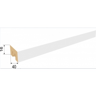 Интерьерная рейка МДФ 